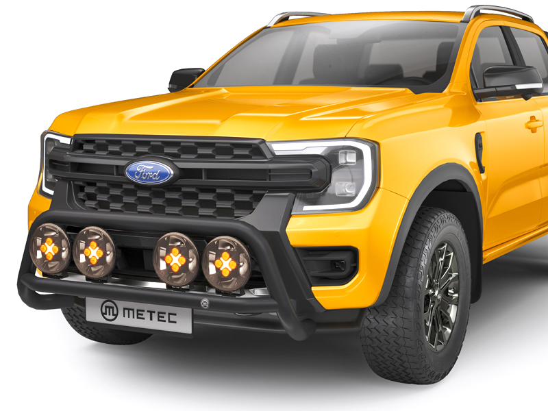 Metec Передняя дуга Nordicbar Ø70 mm чёрная — Ford Ranger 2023– / Volkswagen Amarok 2023–