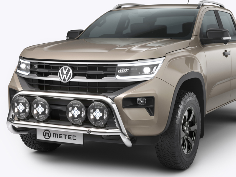 Metec Tuleraud Nordicbar Ø70 mm poleeritud — Ford Ranger 2023– / Volkswagen Amarok 2023–