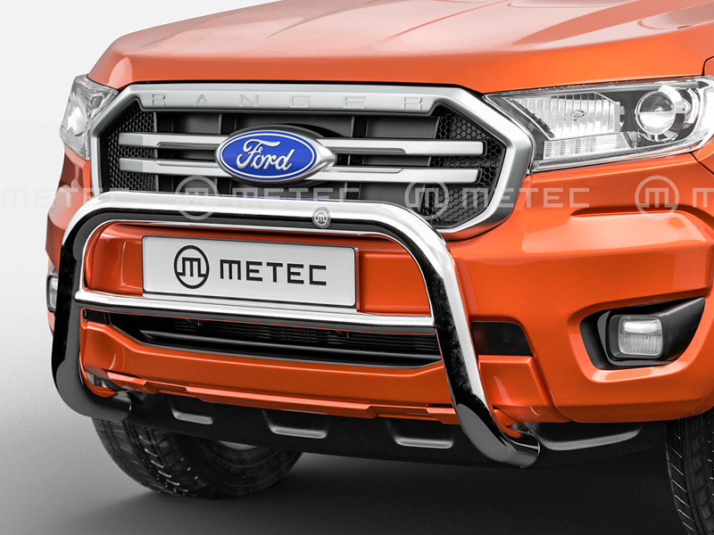 Metec Tuleraud Eurobar Ø70 mm poleeritud — Ford Ranger Raptor 2019–2022