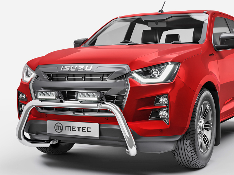 Metec Tuleraud Eurobar Ø70 mm poleeritud — Isuzu D-Max 2020–