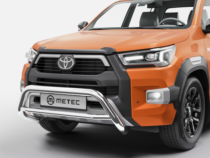 Metec Tuleraud Eurobar Ø70 mm poleeritud — Toyota Hilux 2021–