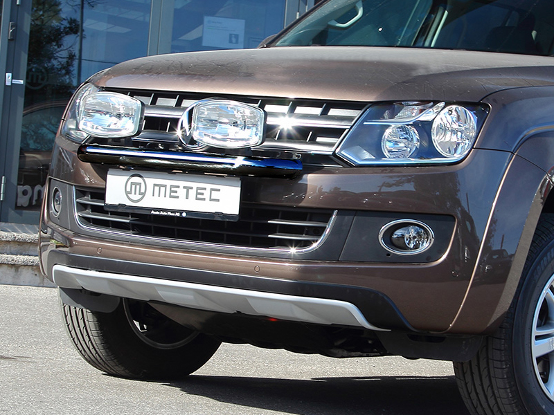 Metec Front light bar Ø60 mm black — Volkswagen Amarok 2010–2022