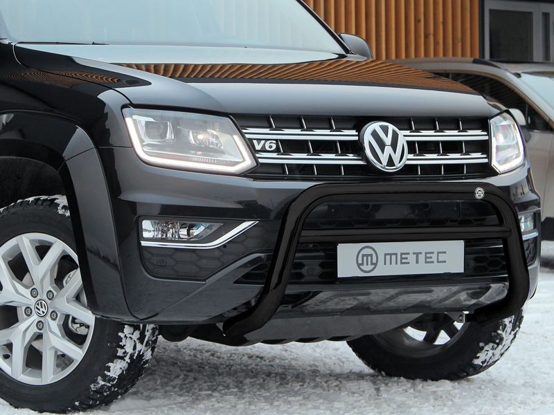 Metec Front bar Eurobar Ø70 mm black — Volkswagen Amarok 2010–2022
