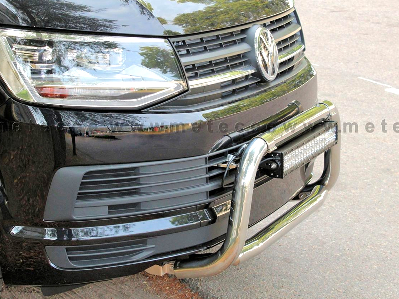 Metec Front bar Eurobar Ø60 mm polished — Volkswagen Transporter T5 2003–2015 / Volkswagen Transporter T6 2015–2019