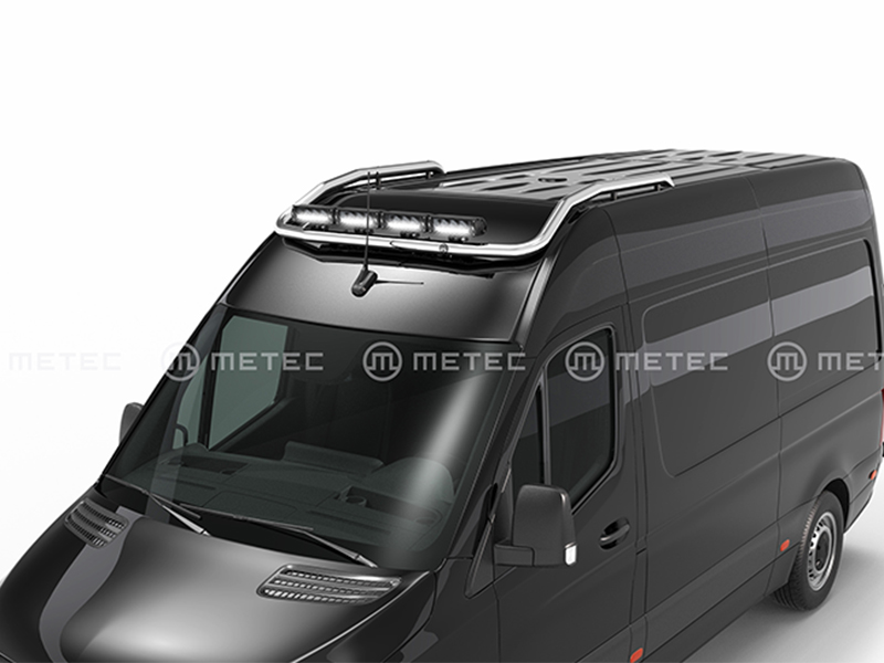Metec Передняя дуга Ø60 mm полированная — Mercedes-Benz Sprinter 2018– (1853-20109)