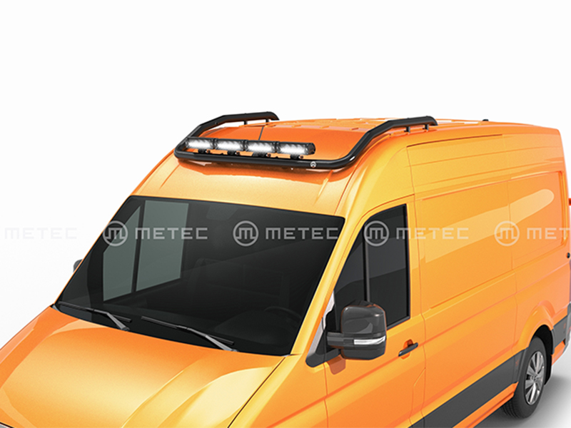 Metec Передняя дуга Ø60 mm чёрная — MAN TGE 2017– / Volkswagen Crafter 2017–