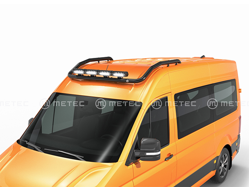 Metec Tuleraud Ø60 mm must — MAN TGE 2017– / Volkswagen Crafter 2017–