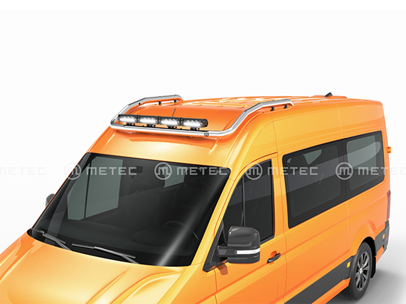 Metec Передняя дуга Ø60 mm полированная — MAN TGE 2017– / Volkswagen Crafter 2017– (1853-20111)