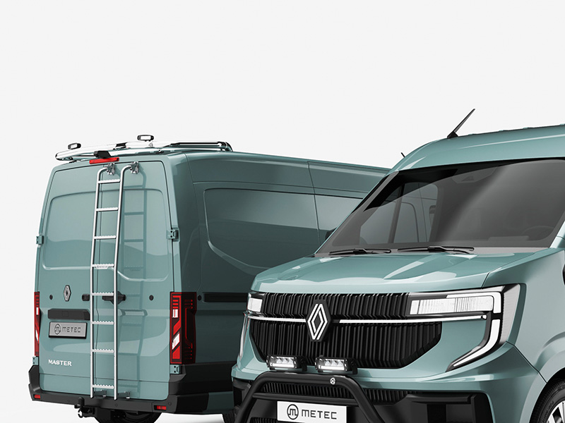 Metec Katuse tulekandur H2 — Nissan Interstar 2024– / Renault Master 2024– (1853-20125)