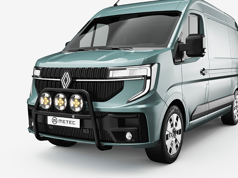 Metec Передняя дуга чёрная — Nissan Interstar 2024– / Renault Master 2024–