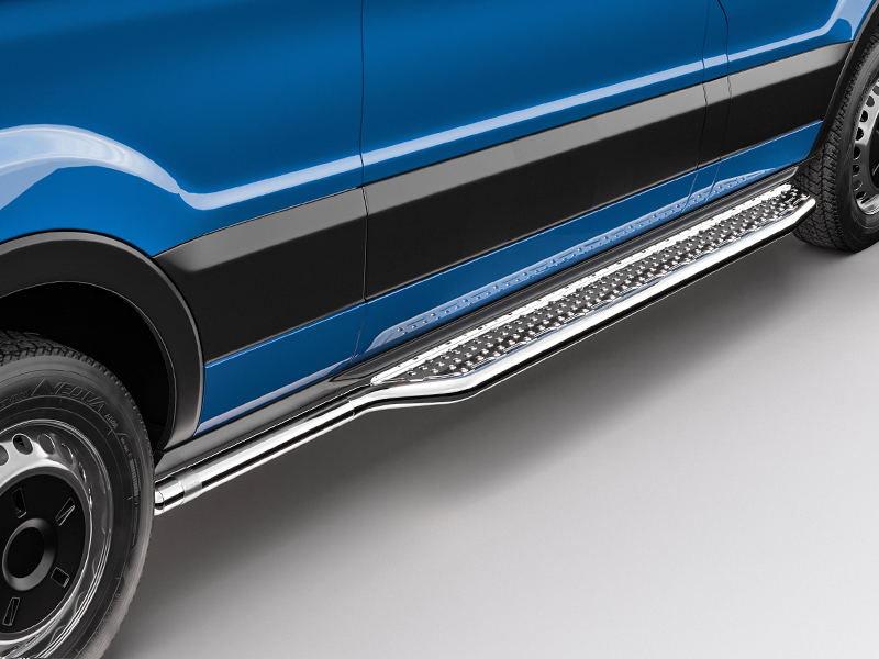 Metec Подножка длинная L3 Ø48 mm — Ford Transit 2014–2019 / Ford Transit 2019– / Ford Transit Custom 2013–2017 / Ford Transit Custom 2018–2023