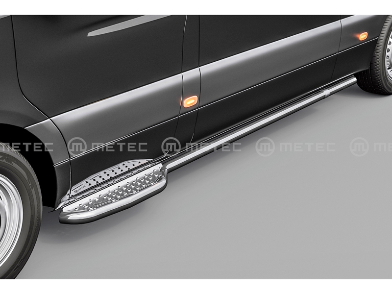 Metec Side step long Ø60 mm — Ford Transit 2014–2019 / Ford Transit 2019–