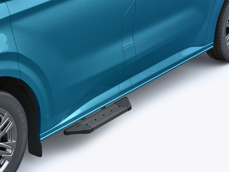 Metec Side step long black — Ford Transit Custom 2023– / Volkswagen Transporter T7 2024–
