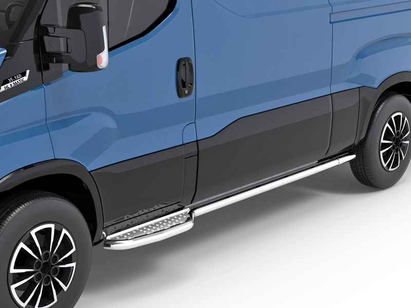 Metec Side step long L2 L3 Ø60 mm — Iveco Daily 2019–2021