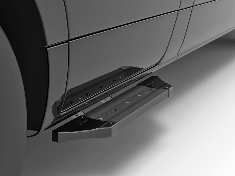 Metec Side step long PROBLACK black — Mercedes-Benz Sprinter 2006–2018 / Mercedes-Benz Sprinter 2018–