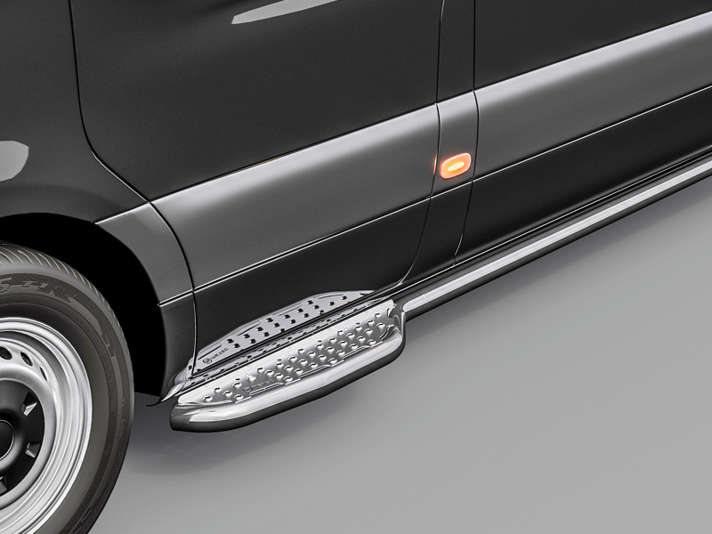 Metec Подножка длинная Ø60 mm — Mercedes-Benz Sprinter 2018– (1853-30029)