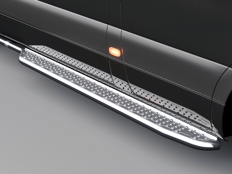 Metec Подножка длинная Ø60 mm — Mercedes-Benz Sprinter 2018– (1853-30031)