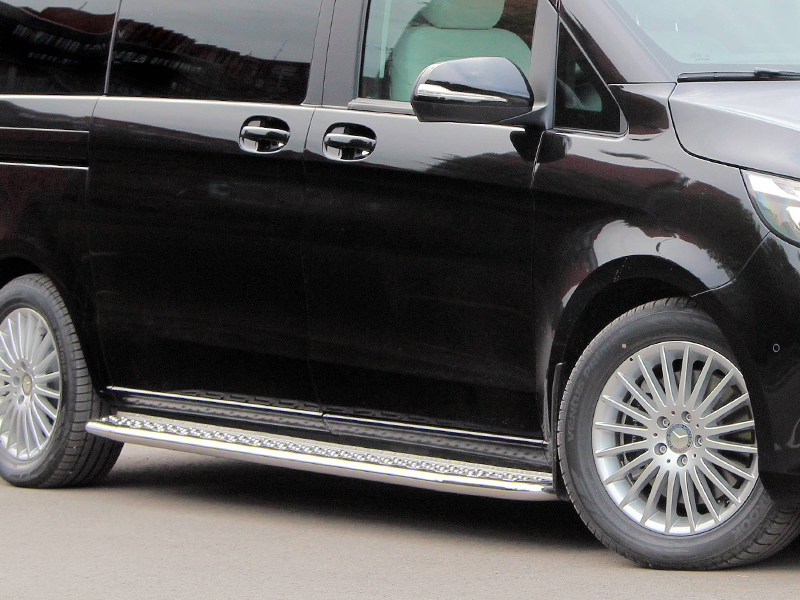 Metec Astmelaud pikk L1 L2 Ø48 mm — Mercedes-Benz V-klass 2014–2019 / Mercedes-Benz Vito 2014– / Mercedes-Benz Vito 2019–
