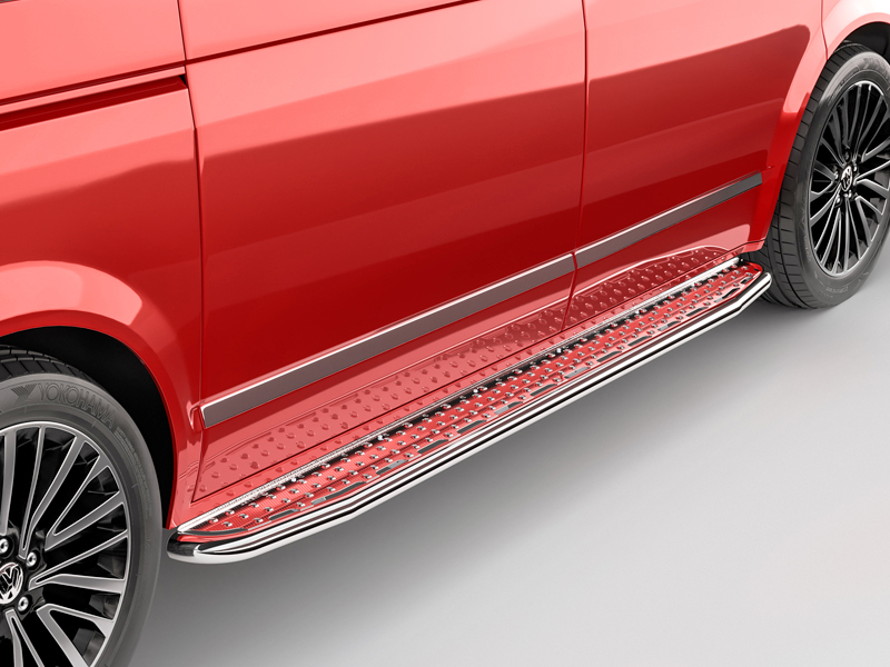 Metec Side bars Ø48 mm — Volkswagen Transporter T6 2015–2019 / Volkswagen Transporter T6.1 2019–