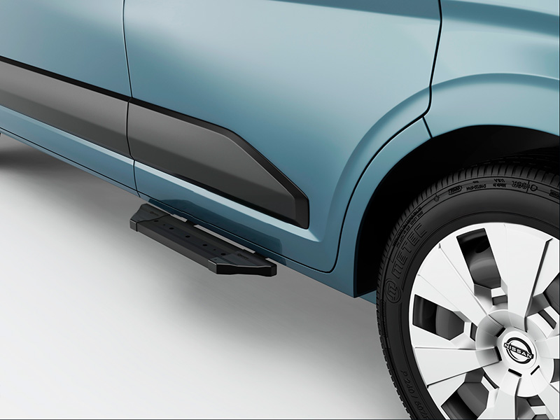 Metec Подножка PROBLACK чёрная — Nissan Interstar 2024– / Renault Master 2024– (1853-30051)