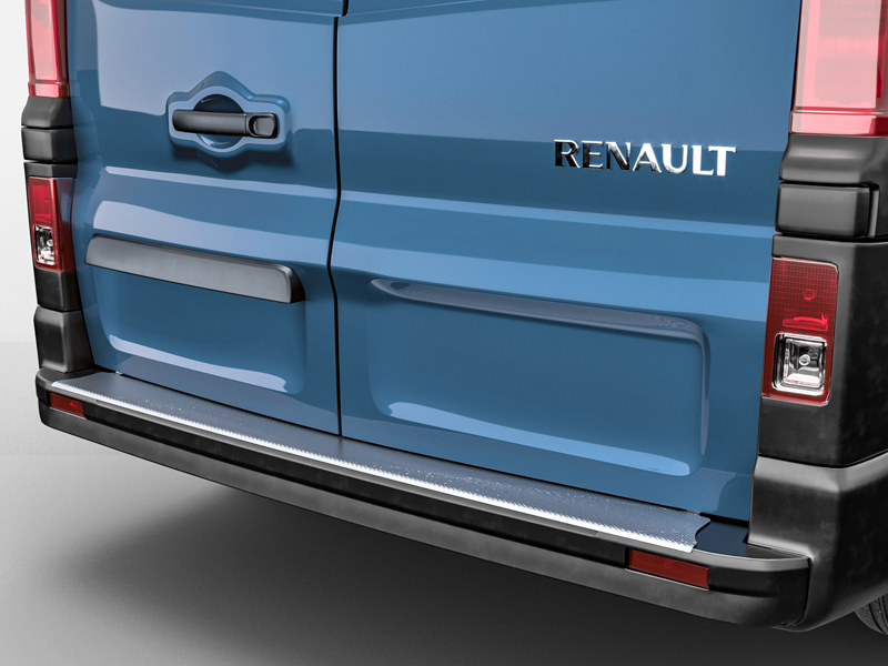 Metec Tagastange kaitseplaat — Nissan NV300 2016– / Opel Vivaro 2014– / Renault Trafic 2014–2021 / Renault Trafic 2022–