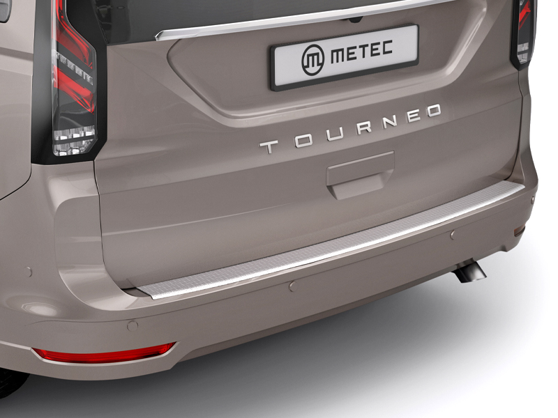 Metec Rear bumper protector plate — Ford Tourneo Connect 2022– / Ford Transit Connect 2022– / Volkswagen Caddy 2020– / Volkswagen Caddy California 2020–