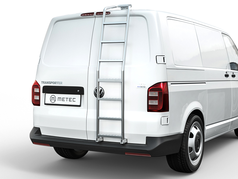 Metec Задняя лестница H1 чёрная — Volkswagen Transporter T6.1 2019–