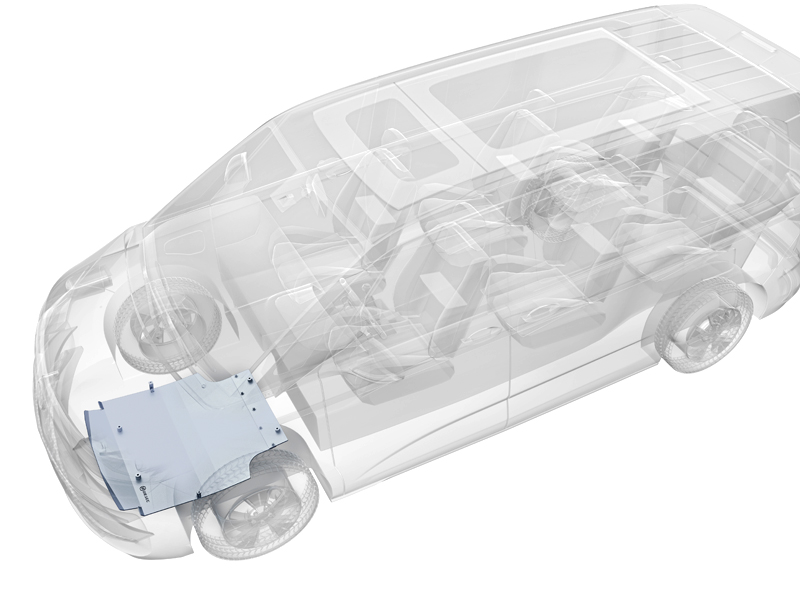 Metec Защита картера двигателя — Volkswagen Multivan T7 2022–