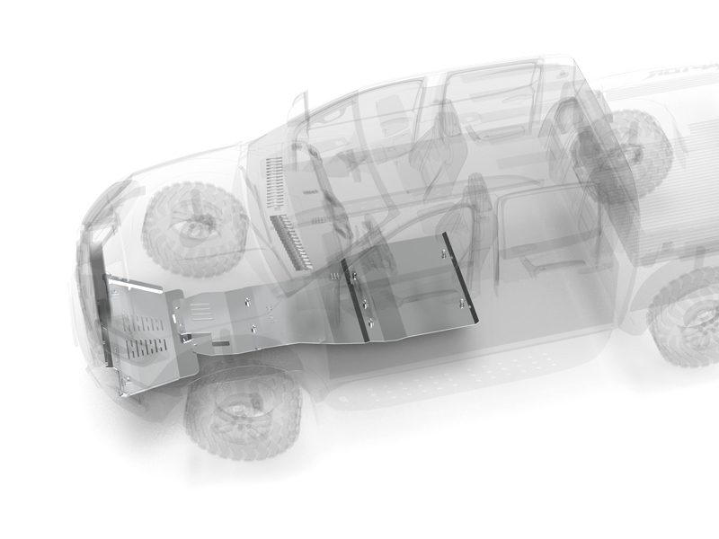 Metec Põhjakaitse komplekt (mootor + käigukast) — Ford Ranger 2023– / Volkswagen Amarok 2023–