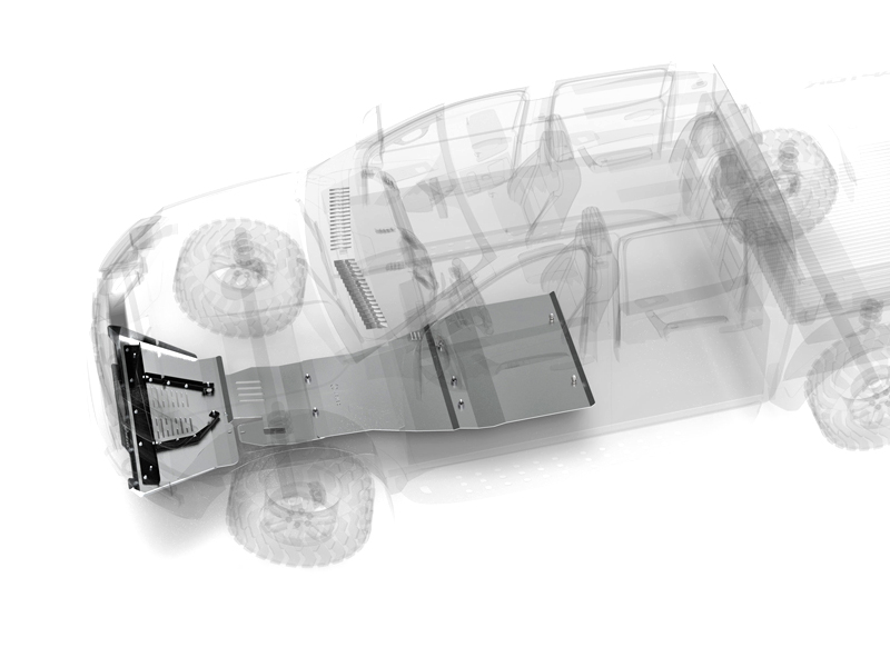 Metec Комплект защиты (двигатель + КПП) — Ford Ranger Raptor 2023–