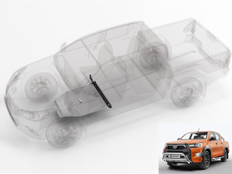 Metec Käigukasti põhjakaitse — Toyota Hilux 2016–