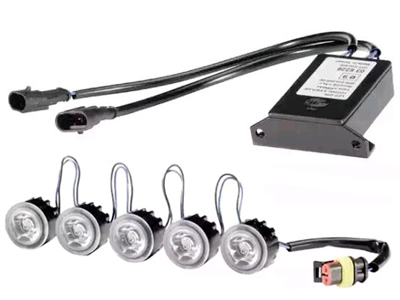 Комплект LED дневных ходовых огней Hella 12/24V