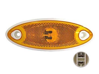 LED ääretuli kollane 12V 147×54 mm