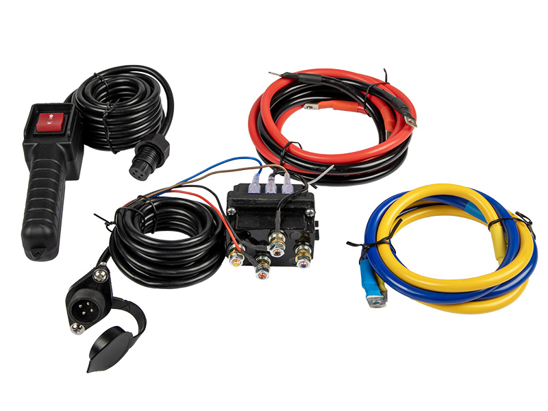 Электрическая лебёдка 2268 кг 12V IP67, стальной трос 15 м