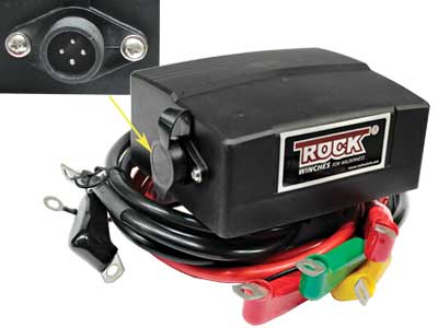 Электрическая лебёдка 8170 кг 24V IP67, трос 24 м