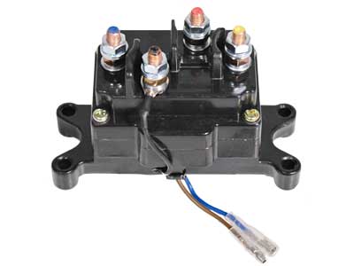 Соленоид 200A 12V, 4-контактный, для ATV лебёдок