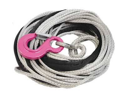 Dyneema köis Ø4,76 mm × 15 m konksuga, max 2294 kg
