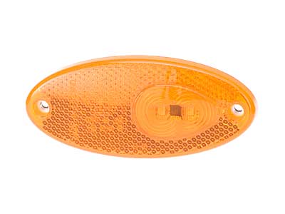 LED ääretuli ovaalne kollane 24V 0,5 m juhe