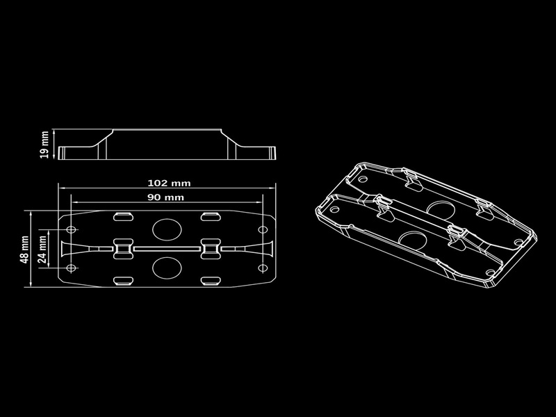 Strands Double Mount