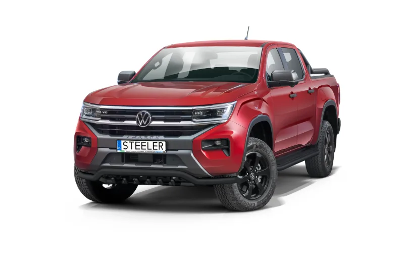 Нижняя дуга EC с трубой моста, чёрная — Volkswagen Amarok (2023–)