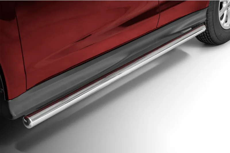 Пороги-трубы из нержавейки — Mitsubishi ASX (2017–2019)