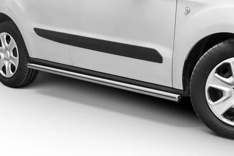 Stainless steel side bars — Ford Courier (2018–)