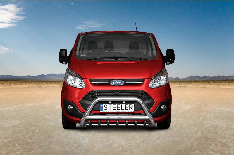 EC A-kaitseraud põikitoru ja sillatoruga — Ford Transit Custom (2012–2018)