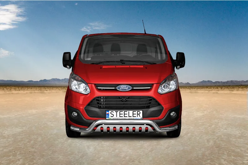 EC madal kaitseraud sillaplaadiga — Ford Transit Custom (2012–2018)