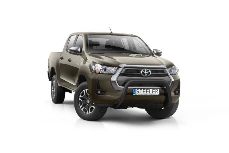 EC A-bar without cross bar, black — Toyota Hilux (2021–)