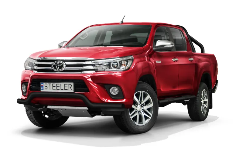 Madal kaitseraud, must — Toyota Hilux (2015–2018)