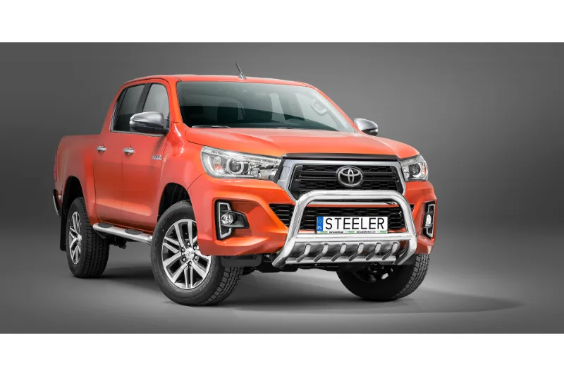 EC A-kaitseraud iluvõrega — Toyota Hilux (2018–2021)