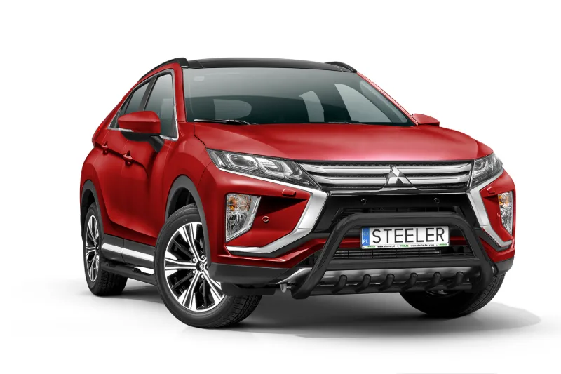 EC A-kaitseraud põikitoru ja sillatoruga, must — Mitsubishi Eclipse Cross (2017–)