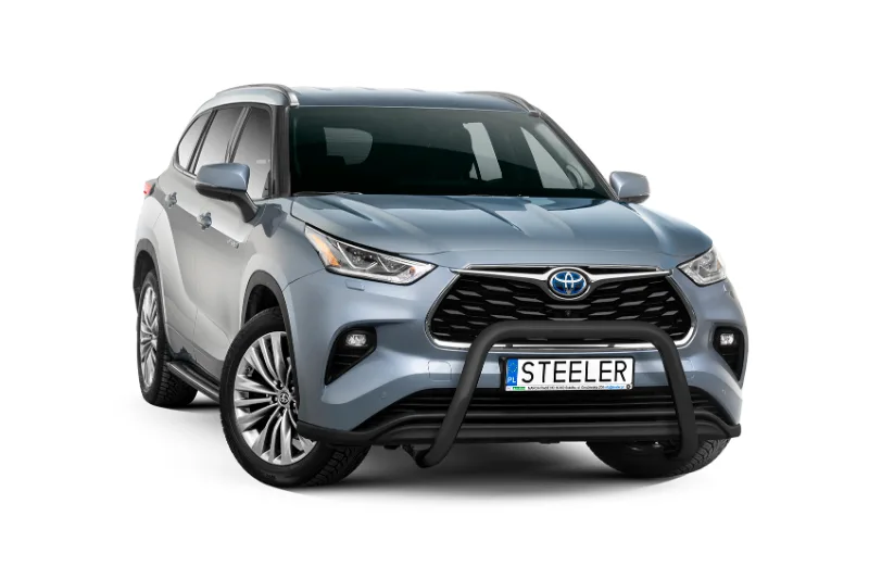 EC A-kaitseraud ilma põikitoruta, must — Toyota Highlander (2021–)