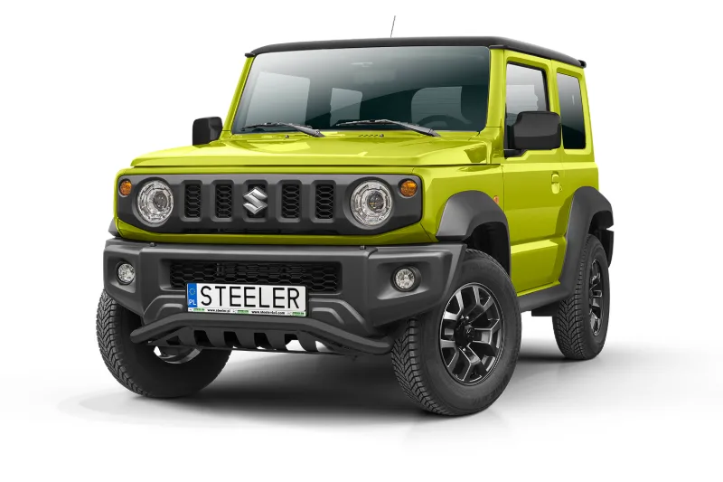 EC narrow low spoiler bar with axle-plate, black — Suzuki Jimny (2018–)